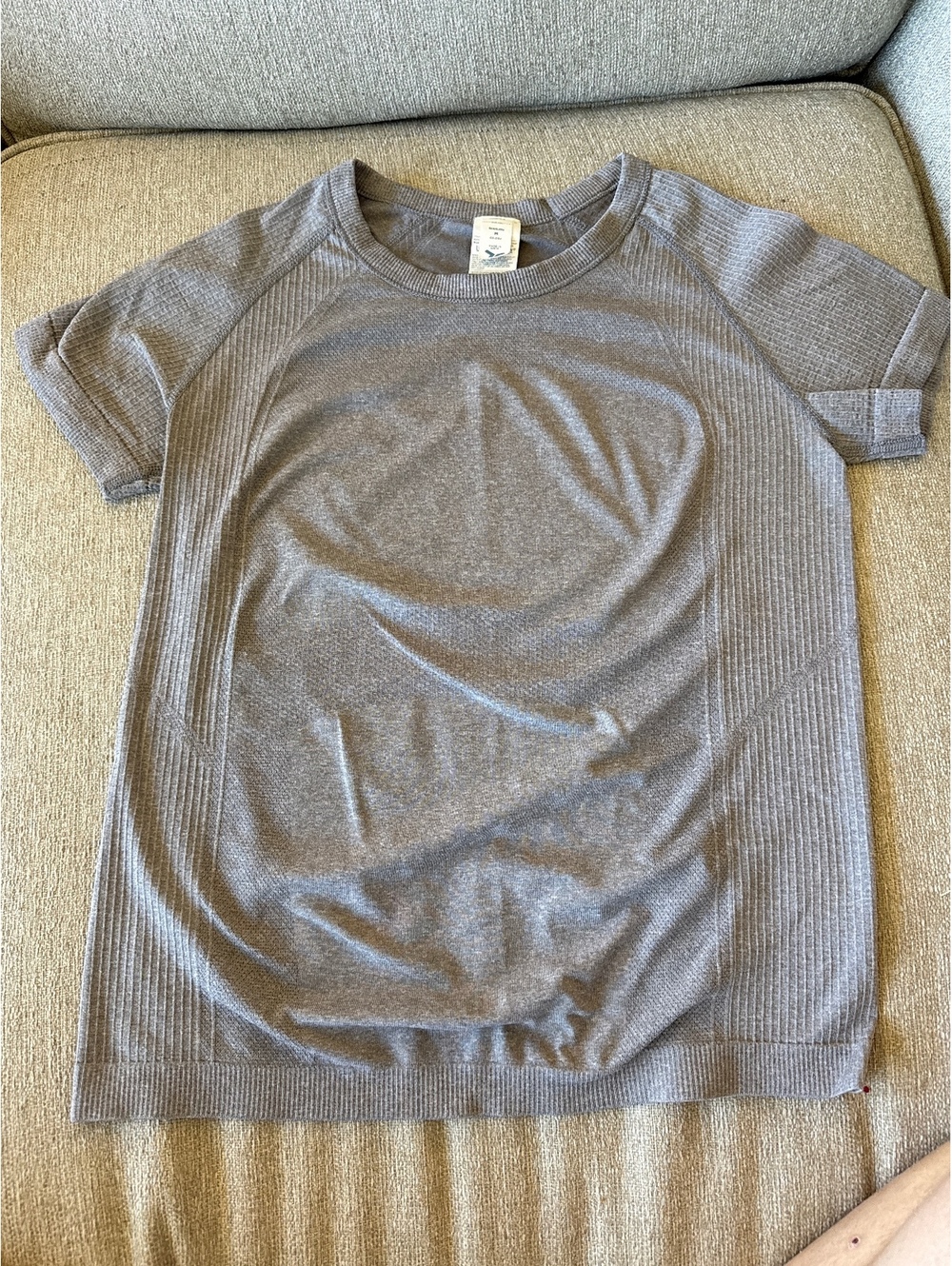 Gray athletic women’s shirt
